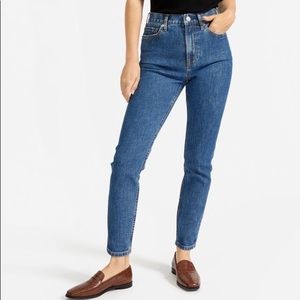 Everlane High Rise Skinny Jean - Med Blue